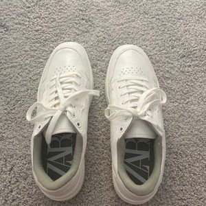 Zara white sneakers